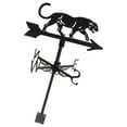 thumbnail image 1 of Leopard Weathervane Farmhouse Weather Vane Iron Art for Garden Yard Decor, 1 of 9
