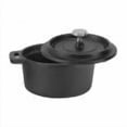 thumbnail image 3 of Dutch Oven Double Traditional Style Thickened Ergonomic Handle Insulation Cast Iron Cooking Pot with Lid, 3 of 23