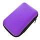 thumbnail image 1 of Injueey Bolsa de almacenamiento de auriculares Cremallera portátil Elegante interior Oficina al aire libre Viajes Cable de datos Organizador Estuche Teléfono y Comunicación Violeta, 1 of 6