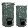 thumbnail image 5 of JZROCKER Garden Yard Compost Bag with Lid Reusable Pool Yard Waste Bags, 5 of 8