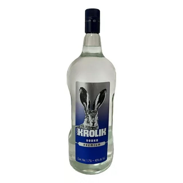 Pack de 6 Vodka Krolik Premium 1.75 L