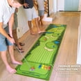 thumbnail image 4 of GoSports Pure Putt 10 Foot Indoor Outdoor Mini Golf Rug Game Challenge Set, 4 of 7