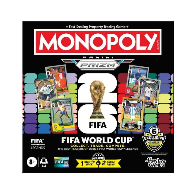 Juego de mesa Monopoly Panini Prizm Copa Mundial de la FIFA 2026