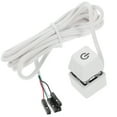 thumbnail image 2 of 2pcs PC Power Button Desktop PC Computer Case Button Computer Host Button with Cable, 2 of 6