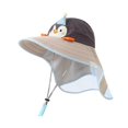 thumbnail image 5 of Oiyii Toddler Boys Water‑Repellent Bucket Hats Crocodile Appliqué Hiking Sun Hats, Grey, 5 of 8