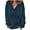 Navy, variant on Womens Oversized V Neck Sweater Long Sleeve Cable Knit Tops Casual Loose Solid Color Pullover Sweatshirts (Wine L)