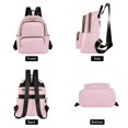 thumbnail image 2 of JIALIOU Mini Backpack Purse for Women Quilted Casual Daypack Small Travel Shoulder Bag, Soft Pink, 2 of 7