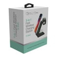 thumbnail image 5 of CJ Tech 15-watt 3-in-1 Qi Fast Wireless Charging Station - Black, 5 of 5