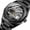 Black with Black Surface, variant on Men's Octagonal Skeleton Automatic Mechanical Watch, Stainless Steel Bracelet Wristwatch