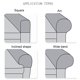thumbnail image 5 of Fundas para reposabrazos de sofá Dream Lifestyle, elásticas y de felpa, antideslizantes, para sofá, sillón reclinable, juego de 2, 5 of 8