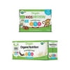 Orgain - Organic Nutrition Shake - Sweet Vanilla Bean (11oz, 12 Pack) + Kids Nutritional Shake - Chocolate (8.25oz, 12 Pack)