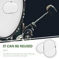 thumbnail image 6 of CIMAXIC 2Pcs White Drum Strengthen Pad for Household Drum Set Reducing Overtone, 6 of 8