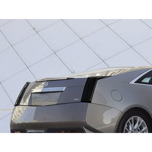 Rvinyl Tail Light Tint Covers Compatible with Cadillac CTS 2011-2013 (Coupe) - Blackout Smoke
