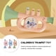 thumbnail image 3 of KAKOWELY 3 piezas de divertidos juguetes de trompeta de plástico, juguetes de cuerno para niños, juguetes de trompeta, juguete musical, 3 of 4