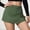 Green, variant on Olyvenn Women's Summer Casual Lace Up Skort High Waist Wrap Front Skirt Shorts Black 27