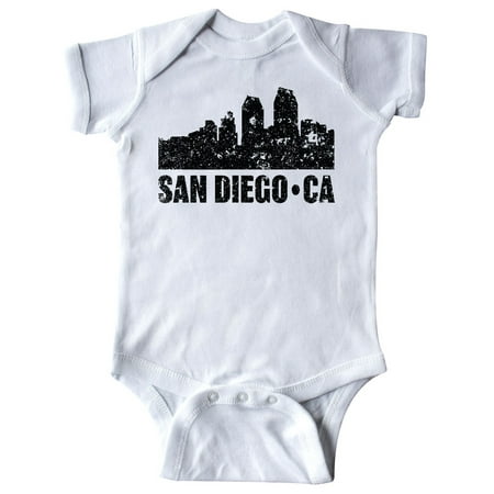 

Inktastic San Diego California Skyline with Grunge Gift Baby Boy or Baby Girl Bodysuit