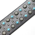 thumbnail image 3 of Didog 2" Wide Genuine Leather Dog Collar Pet Studded Collars for Medium Large Dogs, 3 of 6