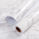 thumbnail image 1 of Rollo de papel de mármol brillante de 60 cm x 100 cm, gris granito/blanco, gabinetes de encimera de cocina, muebles restaurados, papel tapiz de PVC grueso (60 cm x 100 cm), actualizaciones fáciles de JAMW Sencillez, 1 of 5
