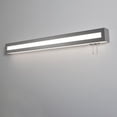 thumbnail image 2 of AFX Hayes 4-feet Satin Nickel LED Overbed Fixture, White Acrylic Shade, 2 of 4