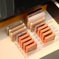 thumbnail image 3 of Sleek Makeup Eyeshadow Palette Organizer Compact Clear for Cabinets Countertops Plastic Powder Countertop, 3 of 9