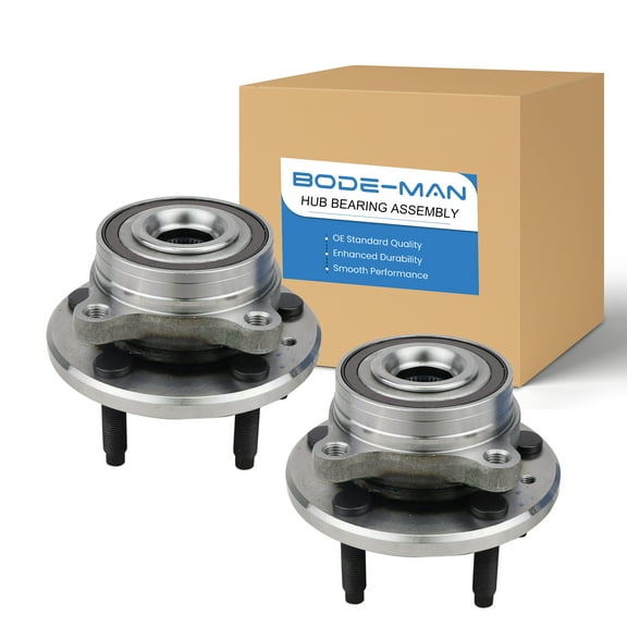 Bode-man Pair Rear Wheel Hub and Bearing Assembly for 2011-2016 Ford Edge/ 2009-2016 Ford Flex Lincoln MKS/ 2010-2016 Ford Taurus Exc.SHO OR Police Models/ 2011-15 Lincoln MKX
