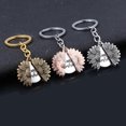 thumbnail image 2 of Porte-clés Pendentif Tournesol Gravé pour la Saint-Valentin, 2 of 8