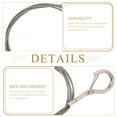 thumbnail image 4 of Raindrops 2Pcs Wire Picture Hanger Stainless Steel for Homeowners and Decorators, 4 of 8