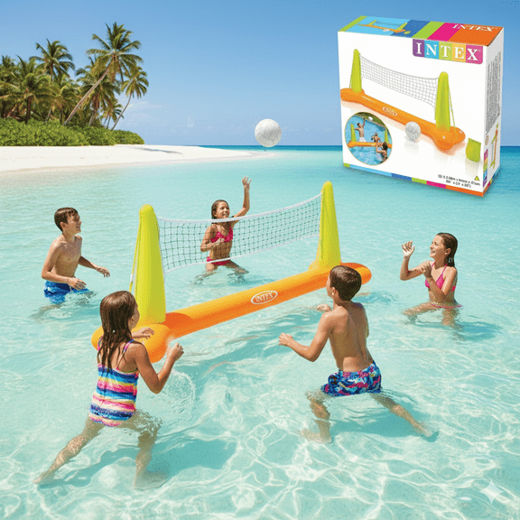 Buddy N Buddies Pool Volleyball Game 94" x 25" x 36", Ages 6-99