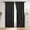 Black, variant on Blackout Curtain Panels, 2 Pieces of 40x78 Inch Rod Pocket Window Drapes with Black Liner for Living Room, Bedroom, Office Door Curtains, Black