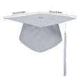 thumbnail image 3 of Mauxuk Premium Graduation Cap with Adjustable Tassel - Unisex Adult Polyester Hat for College & University - One Size Fits Most (22-24.4 Inch), 3 of 4