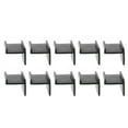thumbnail image 4 of Hat Hangers, Multifunction Home Hat Rack Adhesive Durable Acrylic 10 Pcs  For Wall Black, 4 of 8