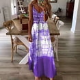 thumbnail image 2 of Vestido largo HUOGUO Fashion para mujer, verano, cuello en V, 2 of 4