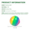 HOTBEST Colorful Rainbow Ball Stress Ball Rebound Ball Compressive Sensory Ball Squeeze Toy 7CM/9CM
