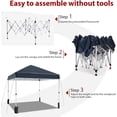 thumbnail image 5 of 10x10 Ft, Patented Center Locking Canopy Tent, Portable Outdoor Canopy Tent, Comes with Hand Wheel Bag, Suitable for Outdoor use, Height Adjustable Straight Legs, Waterproof and UV Protection, 5 of 7