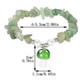 thumbnail image 2 of Riforla Bracelet en Gravier Naturel pour Femmes Bracelet Chakra Bracelet Extensible Perles Bracelet en Pierre Colorée Bracelet Mignon pour Adolescentes Bijoux pour Femmes, 2 of 6