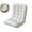 White, variant on Desk Chair Cushion Rocking Office Chair Pad Soft Seat Cushion with High Back Support for Dorm Floor Car Office Patio (31.5x17.7 Inch)