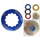 thumbnail image 4 of Cubierta de Casete de Bicicleta 11T a Prueba de , de Bloqueo de para Bicicleta de Carretera, Tornillo de Fijación, Azul Macarena Cubierta de casete de bicicleta, 4 of 8