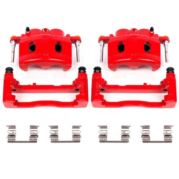 Power Stop S4918a Performance Powder Coated Brake Caliper Set For Fits/For