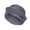 Grey, variant on Hontri Turbans for Women Fashion in Sale, Womens Solid Color Indian Hat Muslim Ruffle Cancer Chemotherapy Beanie Turban Scarf Hat Hijab Scarf for Women Black