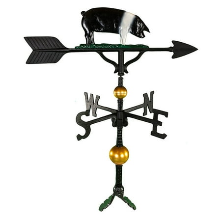 Deluxe Color Pig Weathervane - 32 in.