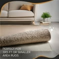 thumbnail image 4 of Nevlers 3 ft. x 5 ft. White Anti Slip Rug Pad for Hard Surface Flooring, 4 of 8