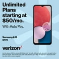thumbnail image 3 of Verizon Samsung Galaxy A13 LTE, 32GB, Black- Prepaid Smartphone [Locked to Verizon Prepaid], 3 of 17