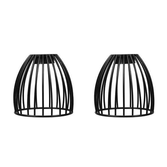 Hemoton 2pcs Drum Lamp Shade Barrel Lamp Shades For Table Lamps Floor Lamps Shade Replacement Lampshade Barrel Lampshade Black