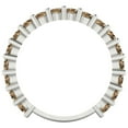 thumbnail image 5 of 1.52 ct Brilliant Round Cut Simulated Champagne 14k White Gold Eternity Band SZ 11, 5 of 6