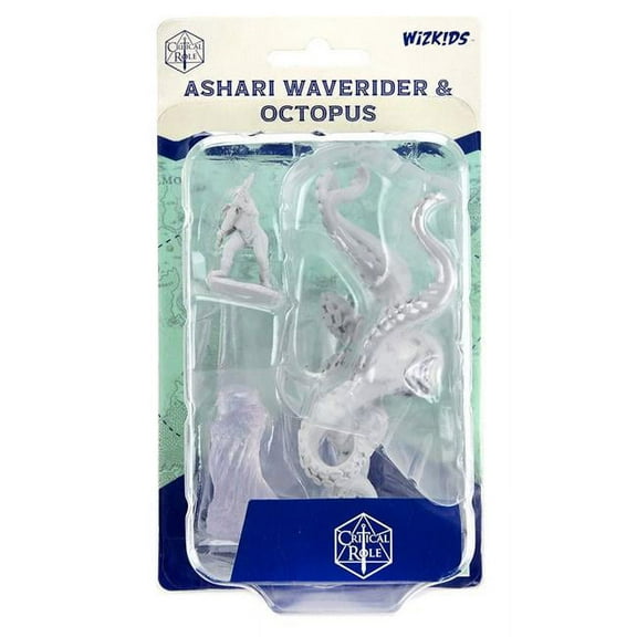WizKids WZK90477 Critical Role Mini AshariWaverider & Octopus Miniatures