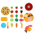 thumbnail image 2 of FELTECHELECTR 1 juego de simulación de frutas y verduras para niños, juguete para cortar., 2 of 7