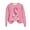 #0076-Pink, variant on Uootdi Long Sleeve Shirts for Women Crewneck Breast Cancer Sweatshirts for Women Breast Cancer Awareness Shirt Pullover Pi Gift nk Ribbon Survivor