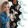 thumbnail image 3 of Blackout Kids Curtains,Retro Halloween Ghost Pattern Childrens Insulated Curtains Set Of 2,Bedroom Essentials,Toddler Room Decor 42"x54", 3 of 5