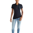 thumbnail image 1 of Polo AEROPOSTALE Aero Solid A87 para Mujer - Negro oscuro, 1 of 2