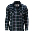 thumbnail image 4 of Daniel Smart Mens Cotton Flannel Shirts Long Sleeve Shirt for Men with Casual Button Down & Front Chest Pockets, 4 of 4